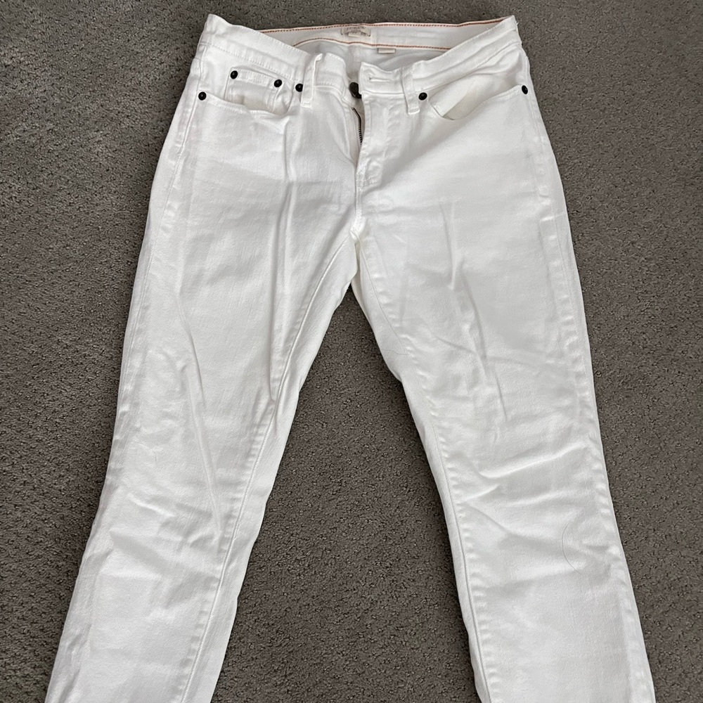J. Crew White Skinny Jeans
